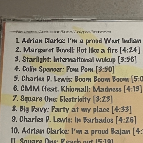 Various Artists Hot Like A Fire CD Starlight Square One Adrian Clarke - Picture 5 of 7